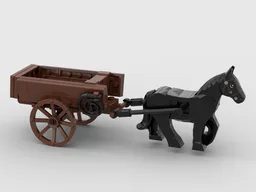 Medieval horse cart