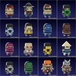 Mortal Kombat II Brickheadz Collection