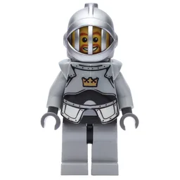 Knight, Gray, Armor, Helmet with Grille, Goatee Beard