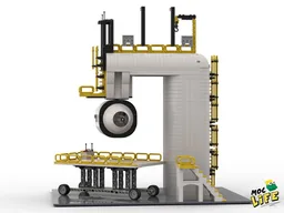 Rolls-Royce test airplane engine base