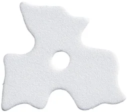 Foam Part for Set 3148 - Scala Part of Bracelet with Hole, Type 1 / White