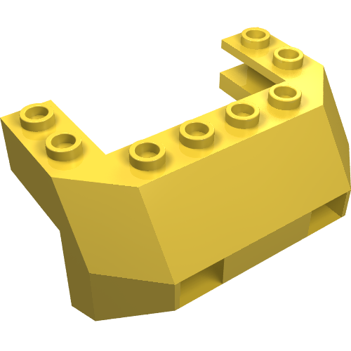 Lego Train Front Sloping Base / Yellow