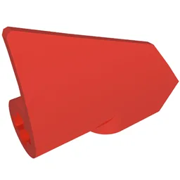 Technic Panel Fairing #7 3L Very Small Smooth, Side A / Red