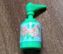 Lego Scala Accessories Bottle Pump with 2 Roses Pattern (Sticker) - Set 3242