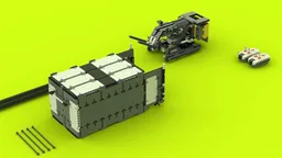 Loader with Container