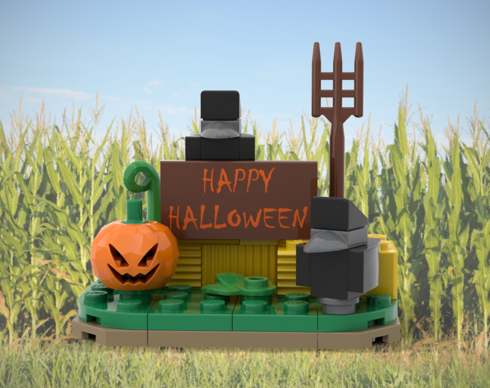 Lego Halloween Haystack - Autumn Village