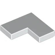 Tile 2 x 2 Corner / White
