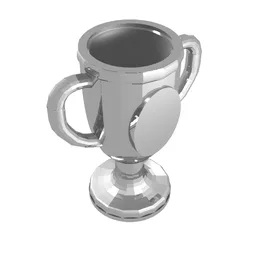 Equipment Trophy / Chrome Silver