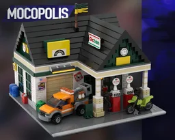 Gas Station & Car Service for LEGO City