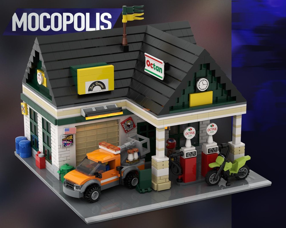 Lego Gas Station & Car Service for LEGO City