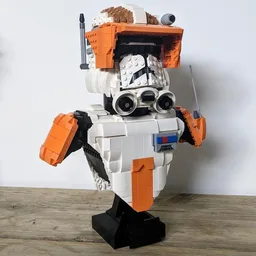 Lego Commander Cody (Phase 2) Bust MOC