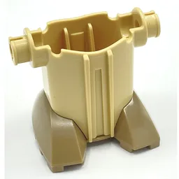 Large Figure Torso and Legs, with Dark Tan Feet / Tan
