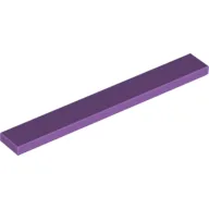 Tile 1 x 8 with Groove / Medium Lavender