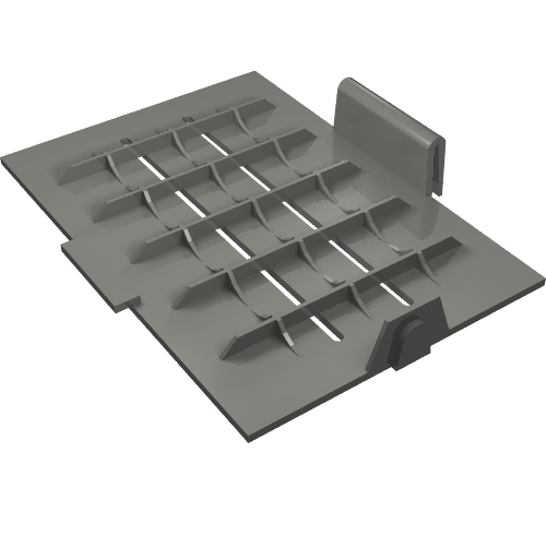Lego Battery Cover, NXT / Dark Bluish Gray