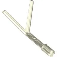 Antenna 4 x 2 x 2 with 2 Prongs, Axle / Glow in Dark White