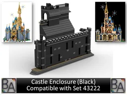 Set 43222 Castle Enclosure (Black)