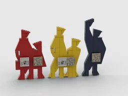 DB Service Riesen - DB giants "Leppermänchen"