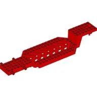 Vehicle Base, Trailer 8 x 30 x 3 1/3 / Red