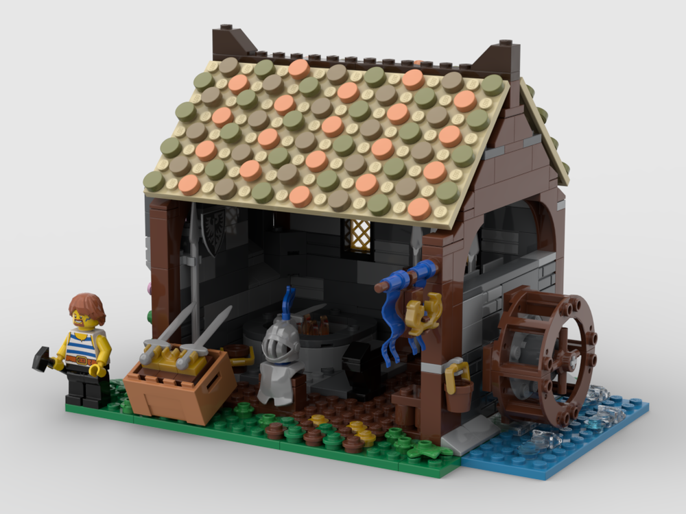 Lego Blacksmith Shop