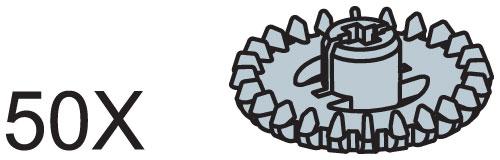 Lego 24-Tooth Crown Gears