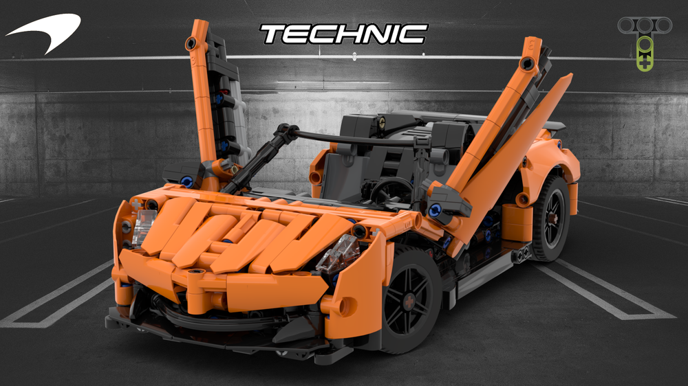 Lego McLaren 600LT Spider orange edition - FREE to build