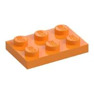 Plate 2 x 3 / Medium Orange