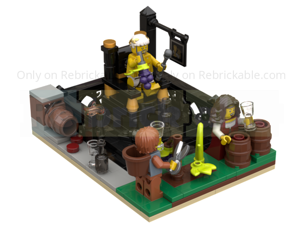 Lego Bacchus, the God of Wine-making 🍇