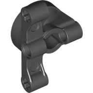 Lego Technic Steering Wheel Hub Holder with 2 Pin Holes and 2 Axle Holes, No Slots
