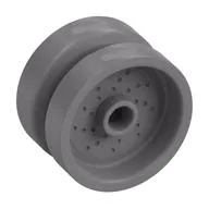 Wheel 18 x 12 with Pin Hole and Stud / Flat Silver