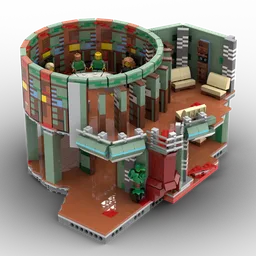 Stargate Atlantis Conference Room (LEGO® colors)