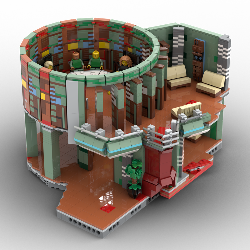 Lego Stargate Atlantis Conference Room (LEGO® colors)