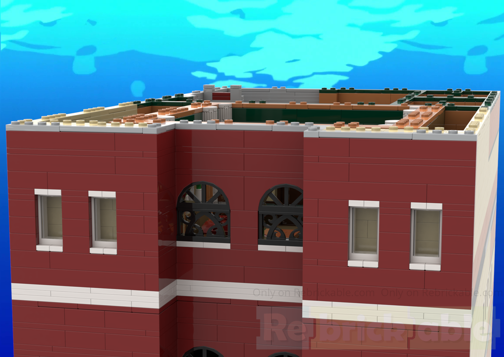 Lego Iwatodai Dorm Modular Part 4 (Third floor) - Persona 3 Reload