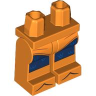 Lego Hips and Orange Legs with Leotard, Dark Blue Pants print