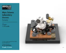 Mars Science Laboratory Diorama – Curiosity [1:110 scale]