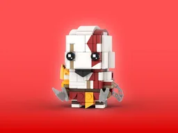 Kratos Brickheadz LEGO MOC - God of War