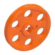 Technic Wedge Belt Wheel [aka Pulley] / Orange