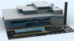 Large modern train station