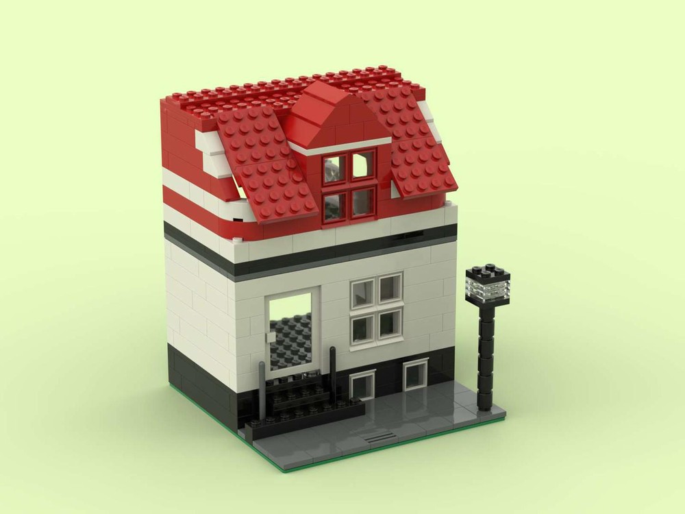 Lego Modular Workers House