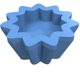 Equipment Cupcake Holder [Kitchen Implements Kit] / Medium Blue