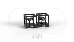 Micro T.I.E fighters Desktop Cube Series IV