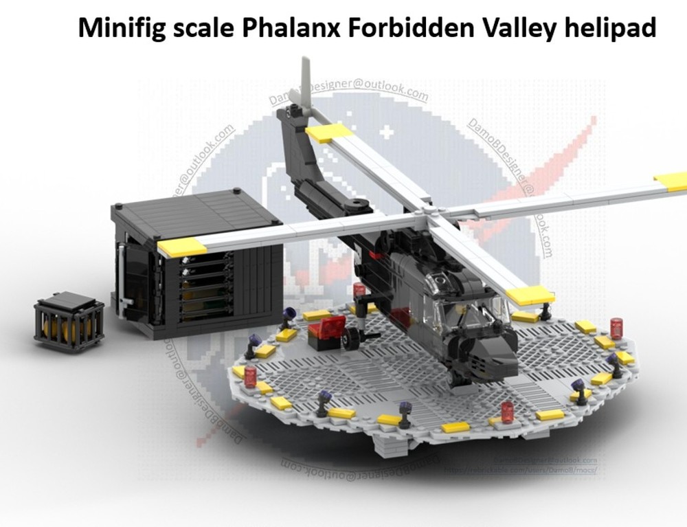 Lego Alton Towers Forbidden Valley Lynx Mk9a and BRDM-2 Phalanx