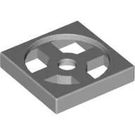 Turntable 2 x 2 Plate, Base / Light Bluish Gray