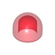 Dome 1 x 1 x 2/3 / Trans-Red
