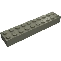Brick 2 x 10 / Dark Gray