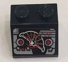 Slope 45 2 x 2 with Controls and Target Screen Pattern (Sticker) - Set 75087
