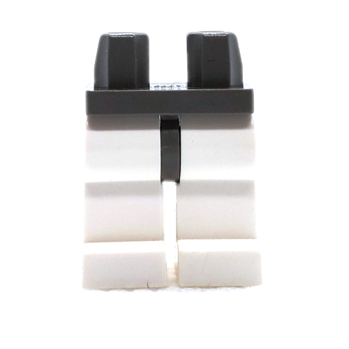 Lego Hips and White Legs / Dark Gray