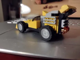 Yellow indy racer