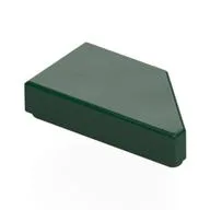Tile 1 x 2 with Stud Notch Left / Dark Green