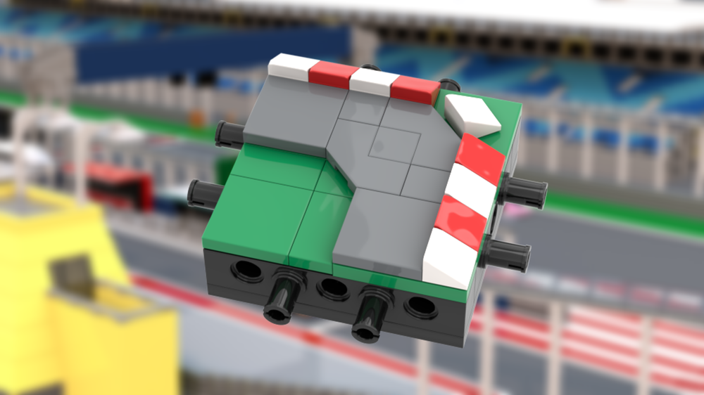 Lego Alternative Modular Midi Race Track Turn