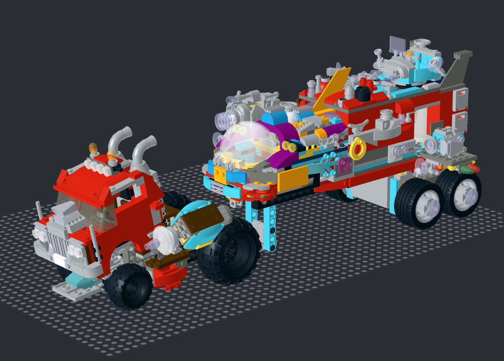 Lego hidden side mobile headquarter